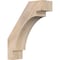 Ekena Millwork 5 1/2"W x 18"D x 22"H Merced Smooth Knee Brace, Douglas Fir BRC06X18X22MRC00SDF - alternate 1
